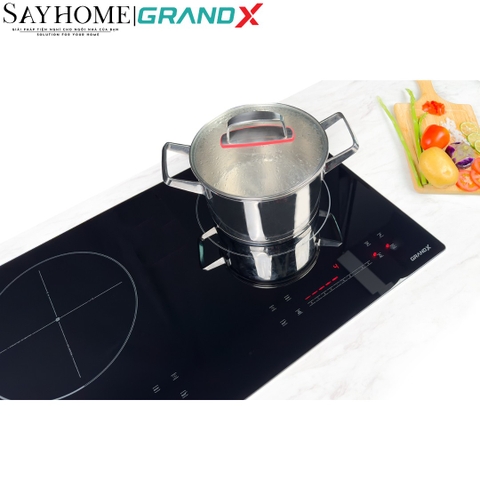 Bếp từ đôi GRANDX GX IH618SE Series 6 - Bảo hành chính hãng 3 năm