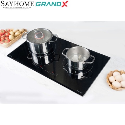 Bếp từ đôi GRANDX GX IH682SE Series 6 - Bảo hành chính hãng 3 năm