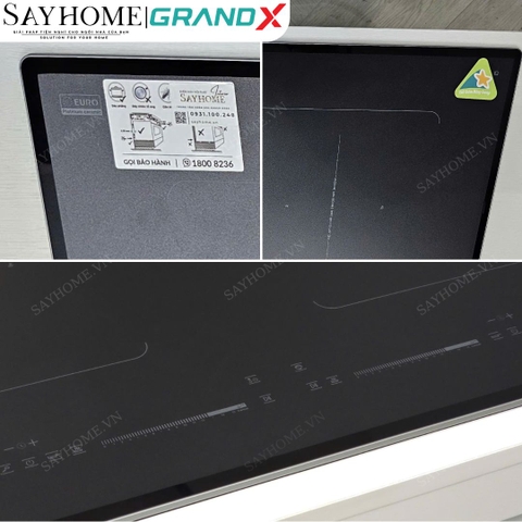 Bếp từ đôi chống xước GRANDX GX IH785 TITAN Series 7 - Bảo hành chính hãng 4 năm