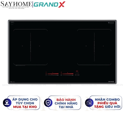 Bếp từ đôi GRANDX GX IH977G Series 9 - Bảo hành chính hãng 3 năm