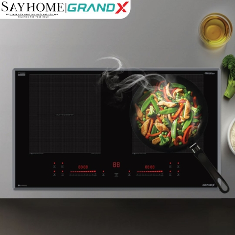 Bếp từ đôi GRANDX GX IP659SE Series 6 - Bảo hành chính hãng 3 năm