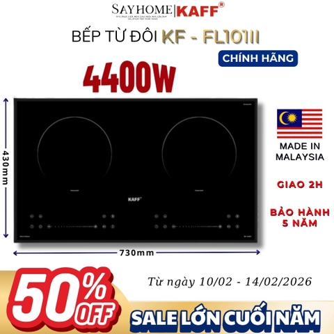 Bếp từ đôi KAFF KF-FL101II - Bảo hành chính hãng 5 năm