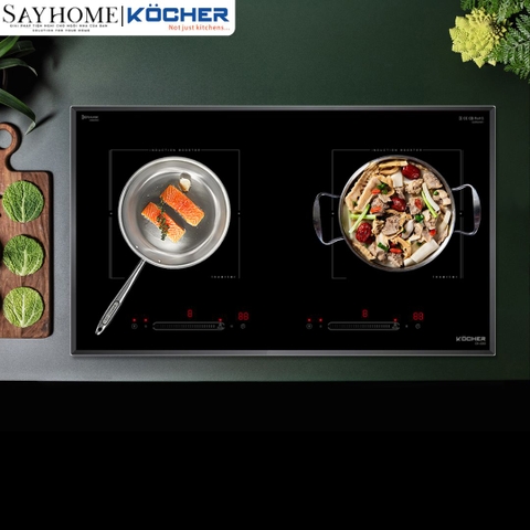 Bếp từ đôi Kocher DI-220 -  Bảo hành 3 năm