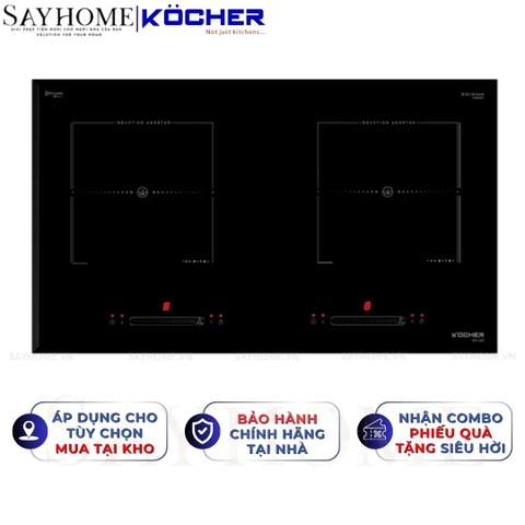 Bếp từ đôi Kocher DI-220 -  Bảo hành 3 năm