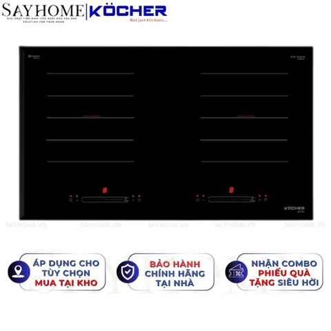 Bếp từ đôi Kocher DI-221 -  Bảo hành 3 năm