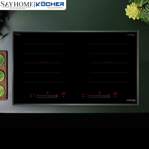 Bếp từ đôi Kocher DI-221/EI-221 -  Bảo hành 3 năm
