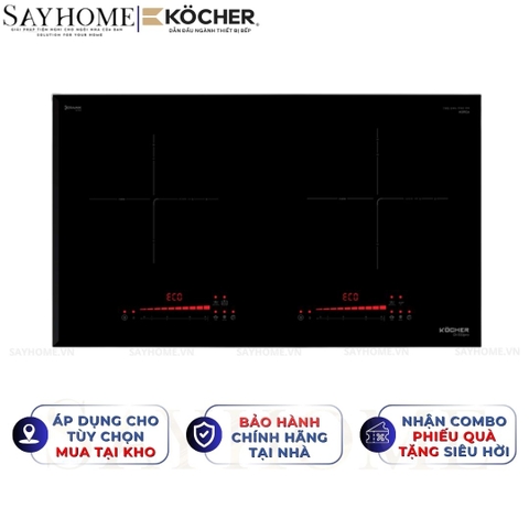 Bếp từ đôi Kocher DI-332 PRO - BH 3 năm