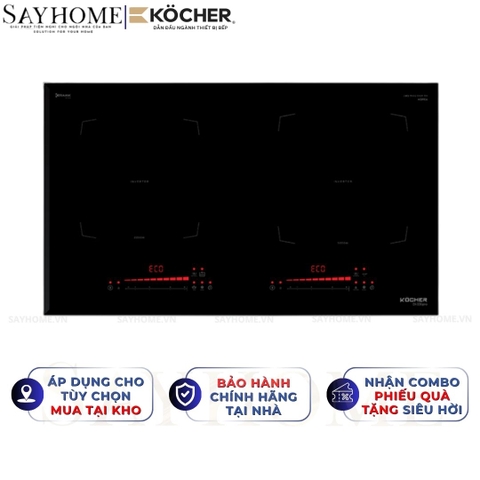Bếp từ đôi Kocher DI-336PRO - BH 3 năm