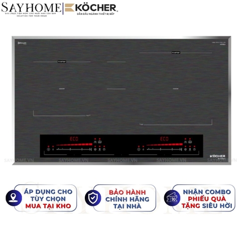 Bếp từ đôi Kocher DI-339PRO - BH 3 năm