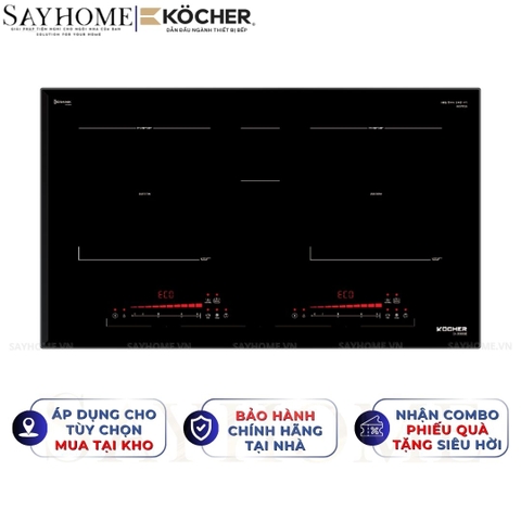 Bếp từ đôi Kocher DI-339SE - BH 3 năm