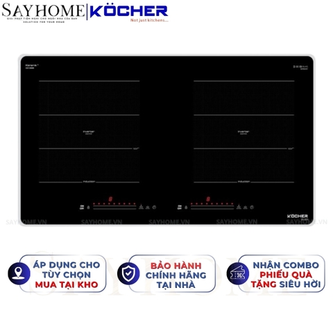 Bếp từ đôi Kocher DI 669  -  Bảo hành 3 năm