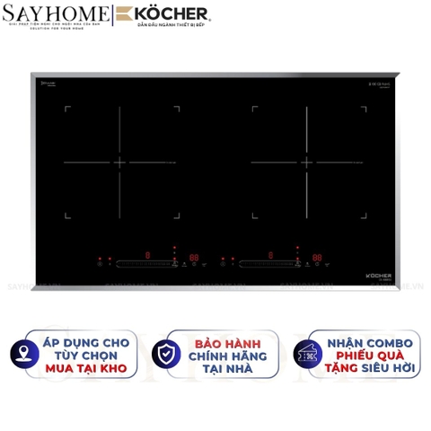 Bếp từ đôi Kocher DI-688SE - BH 3 năm