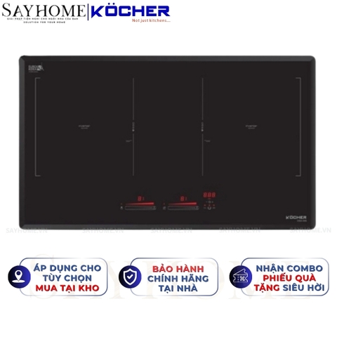 Bếp từ đôi Kocher DIB4 888  -  Bảo hành 3 năm