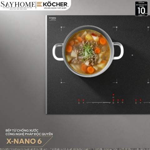 Bếp từ đôi Kocher X-Nano 6 -  Bảo hành 3 năm