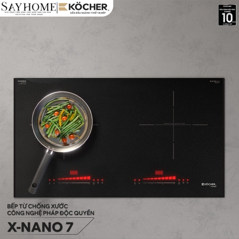 Bếp từ đôi Kocher X-Nano 7 -  Bảo hành 3 năm