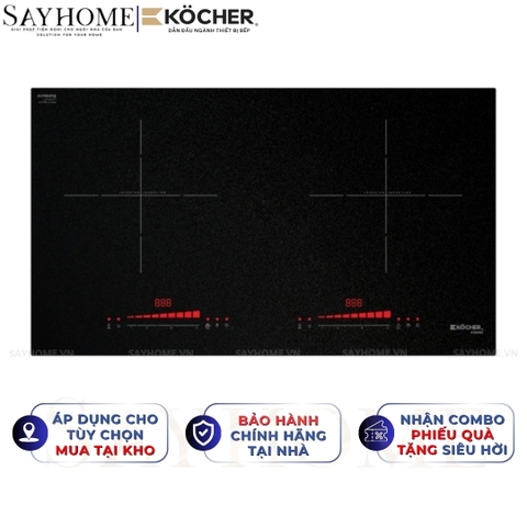 Bếp từ đôi Kocher X-Nano 7 -  Bảo hành 3 năm