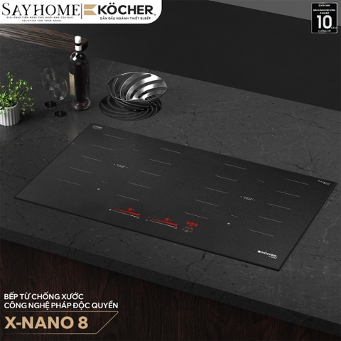 Bếp từ đôi Kocher X-Nano 8 -  Bảo hành 3 năm