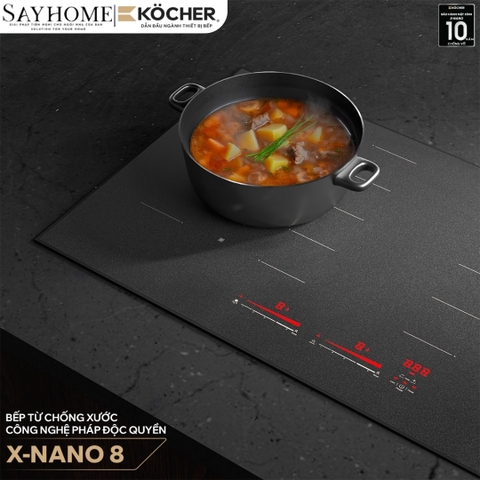 Bếp từ đôi Kocher X-Nano 8 -  Bảo hành 3 năm