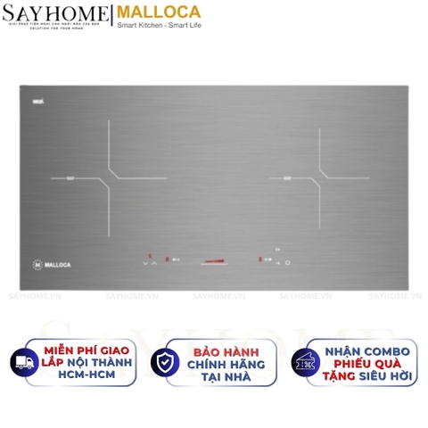 Bếp từ đôi Malloca MH-02IS - Hàng chính hãng