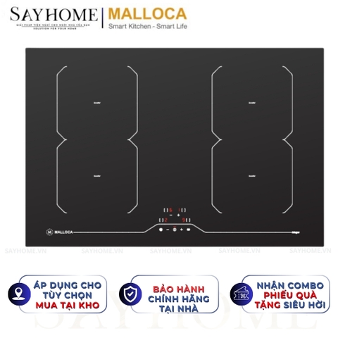 Bếp đa từ MALLOCA MI-784 ITG 4 vùng nấu - Hàng chính hãng