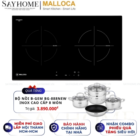 Bếp từ đôi MALLOCA MH-7320 I - Hàng chính hãng