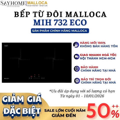 Bếp từ đôi MALLOCA MIH 732 ECO - Hàng chính hãng