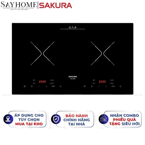 Bếp từ đôi SAKURA SE-1220B - Chính hãng