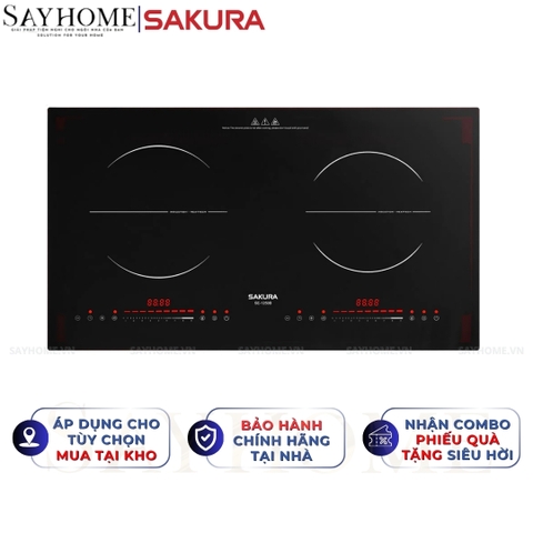Bếp từ đôi SAKURA SE-1250B- Chính hãng