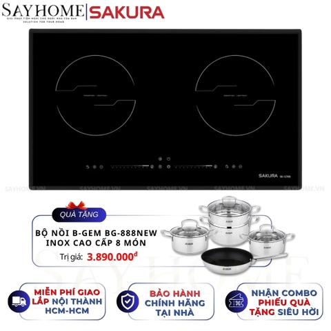 Bếp từ đôi SAKURA SE-1270B - Chính hãng