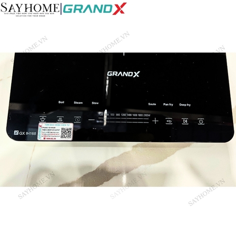 Bếp từ đơn GrandX GX IH168 Series 5 tại Thành phố Hồ Chí Minh