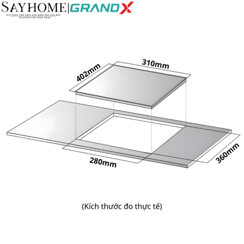 Bếp từ đơn GrandX GX IH188 - Bảo hành chính hãng 2 năm