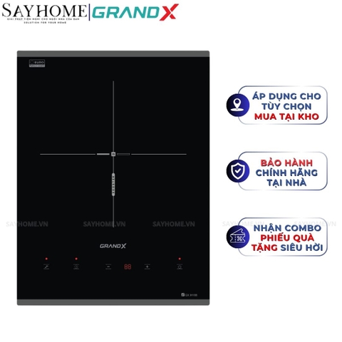 Bếp từ đơn GrandX GX IH188 - Bảo hành chính hãng 2 năm