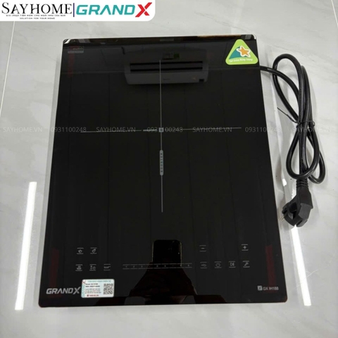 Bếp từ đơn GrandX GX IH188 - Bảo hành chính hãng 2 năm