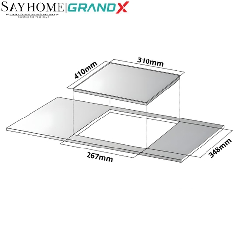 Bếp từ đơn GrandX GX IH188 - Bảo hành chính hãng 2 năm