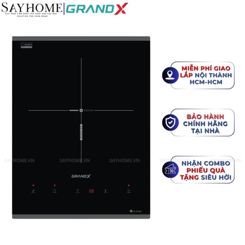 Bếp từ đơn GrandX GX IH188 - Bảo hành chính hãng 2 năm