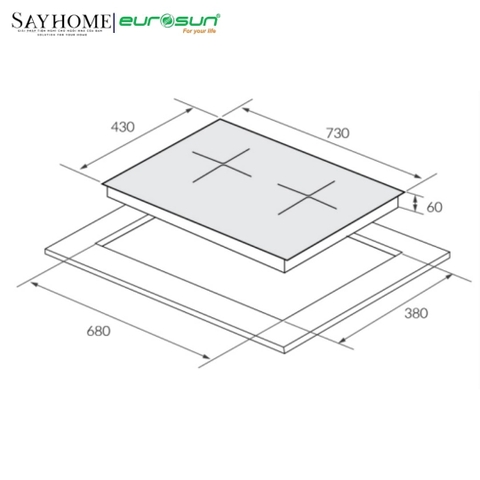 Bếp từ đôi EUROSUN EU-T779Pro / EU-T779XPro tại thành phố Hồ Chí Minh