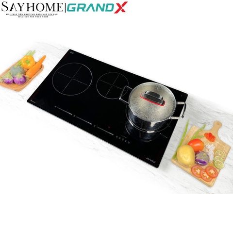 Bếp từ GRANDX GX IH736Lux Series 7 3 vùng nấu - Bảo hành chính hãng 4 năm