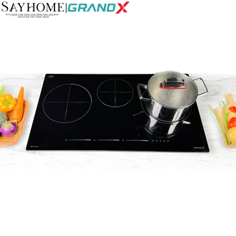 Bếp từ GRANDX GX IH736Lux Series 7 3 vùng nấu - Bảo hành chính hãng 4 năm