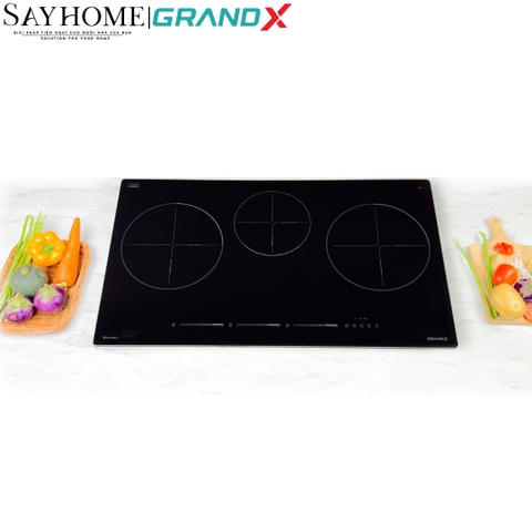 Bếp từ GRANDX GX IH736Lux Series 7 3 vùng nấu - Bảo hành chính hãng 4 năm