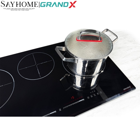 Bếp từ GRANDX GX IH736Lux Series 7 3 vùng nấu - Bảo hành chính hãng 4 năm