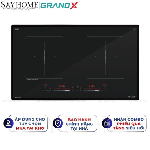 Bếp từ đôi GRANDX GX IH785TITAN Series 7 - Bảo hành chính hãng 4 năm