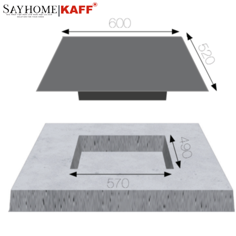 Bếp điện từ KAFF KF-HI5468SI tại thành phố Hồ Chí Minh