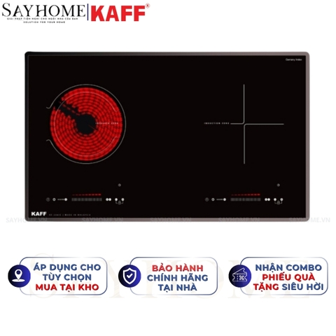Bếp từ kết hợp hồng ngoại đôi KAFF KF-308IC - Bảo hành chính hãng 5 năm tại nhà