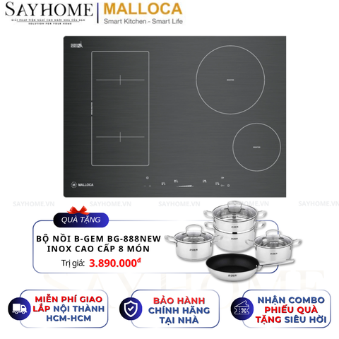 Bếp từ MALLOCA MH-04I BM 4 vùng nấu - Hàng chính hãng