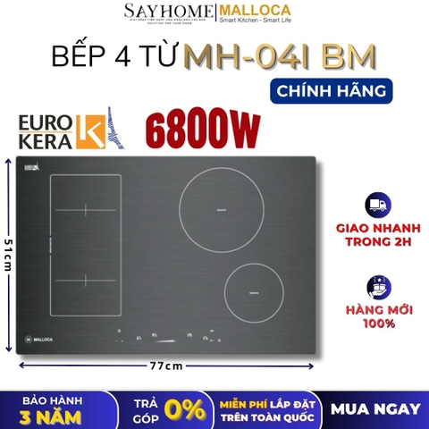 Bếp từ MALLOCA MH-04I BM 4 vùng nấu - Hàng chính hãng