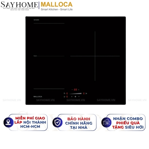 Bếp từ MALLOCA MI 593 FZ 3 vùng nấu - Hàng chính hãng