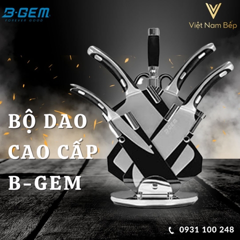 Bộ dao đúc nguyên 7 món cao cấp B-Gem BG-07