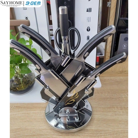 Bộ dao B-Gem BG-07 đúc nguyên 7 món cao cấp - Hàng chính hãng B-GEM