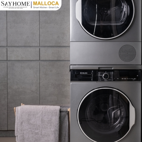 Bộ liên kết máy giặt, máy sấy Malloca MTD-T1510HP, MWM-T1510BL tại thành phố Hồ Chí Minh