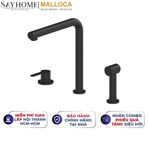 Bộ vòi rửa chén MALLOCA K501B hai nguồn nóng lạnh - Hàng chính hãng